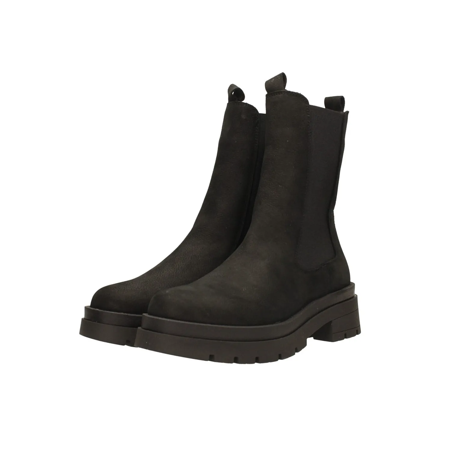Donna>Tata Italia Stivaletti chelsea con suola carrarmato. Tacco alto 5cm Nero