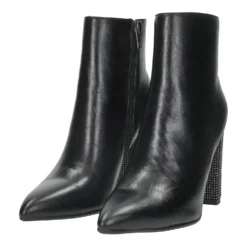 Stivali Bassi|Texani>Tata Italia Stivaletti con cerniera. Tacco alto 9cm Nero