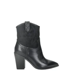 Stivali Bassi|Texani>Tata Italia Stivaletti con cerniera.Tacco alto 9cm Nero