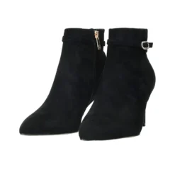 Stivali Bassi|Stivaletti Con Tacco>Tata Italia Stivaletti con cinturino in strass.Tacco alto 7cm Nero