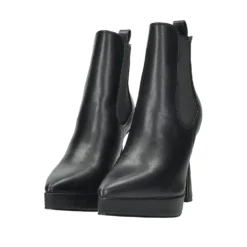 Stivali Bassi>Tata Italia Stivaletti con dettagli stretch.Tacco alto 12cm Nero
