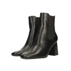 Stivali Bassi|Stivaletti Con Tacco>Tata Italia Stivaletti con punta squadrata. Tacco largo alto 8cm Nero