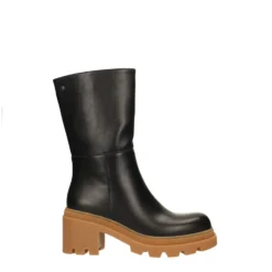 Stivali Bassi|Stivaletti Con Tacco>Tata Italia Stivaletti con suola in gomma a contrasto. Tacco alto 5.5cm Nero