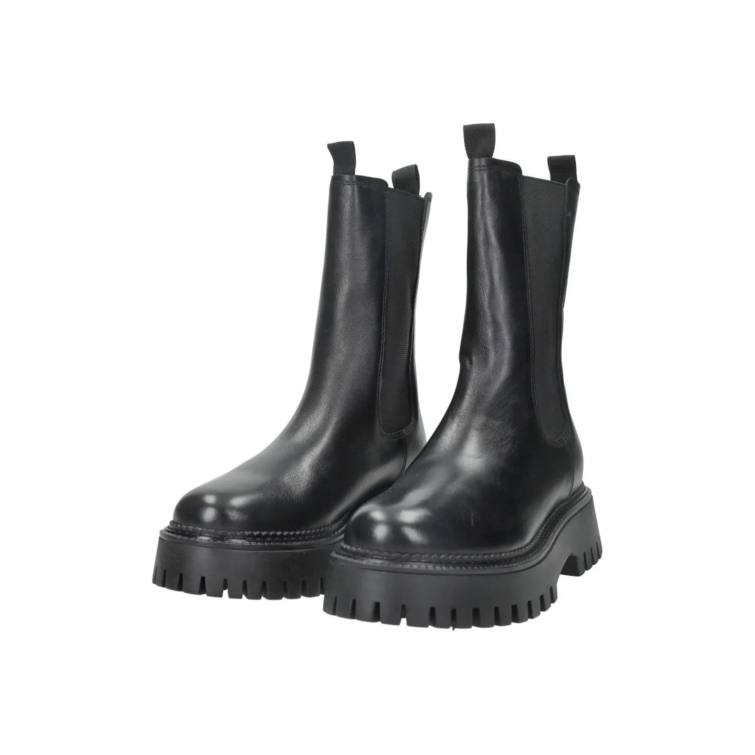 Donna>Tata Italia Stivaletti in vera pelle Nero