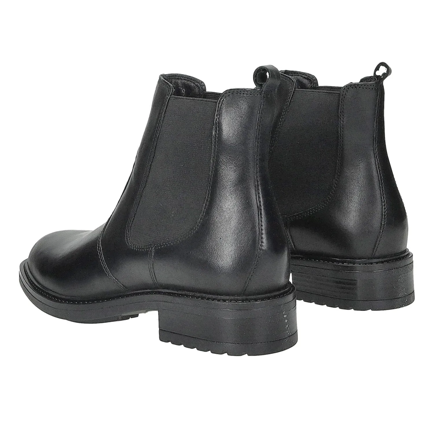Stivali Bassi|Stivaletti Bassi>Tata Italia Stivaletti in vera pelle. Tacco alto 3cm Nero
