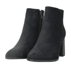 Stivali Bassi|Stivaletti Con Tacco>Tata Italia Stivaletti scamosciati.Tacco alto 8cm Nero