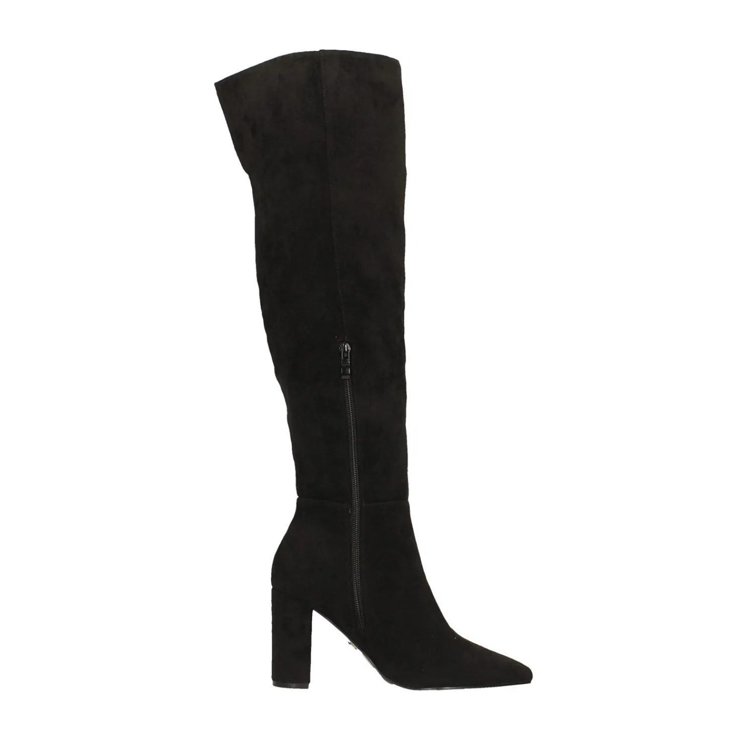 Stivali Bassi|Articoli In Promozione>Tata Italia Stivali a punta in microfibra. Tacco alto 9cm Nero