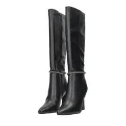 Stivali Con Tacco|Stivali Bassi>Tata Italia Stivali con catena.Tacco alto 11cm Nero
