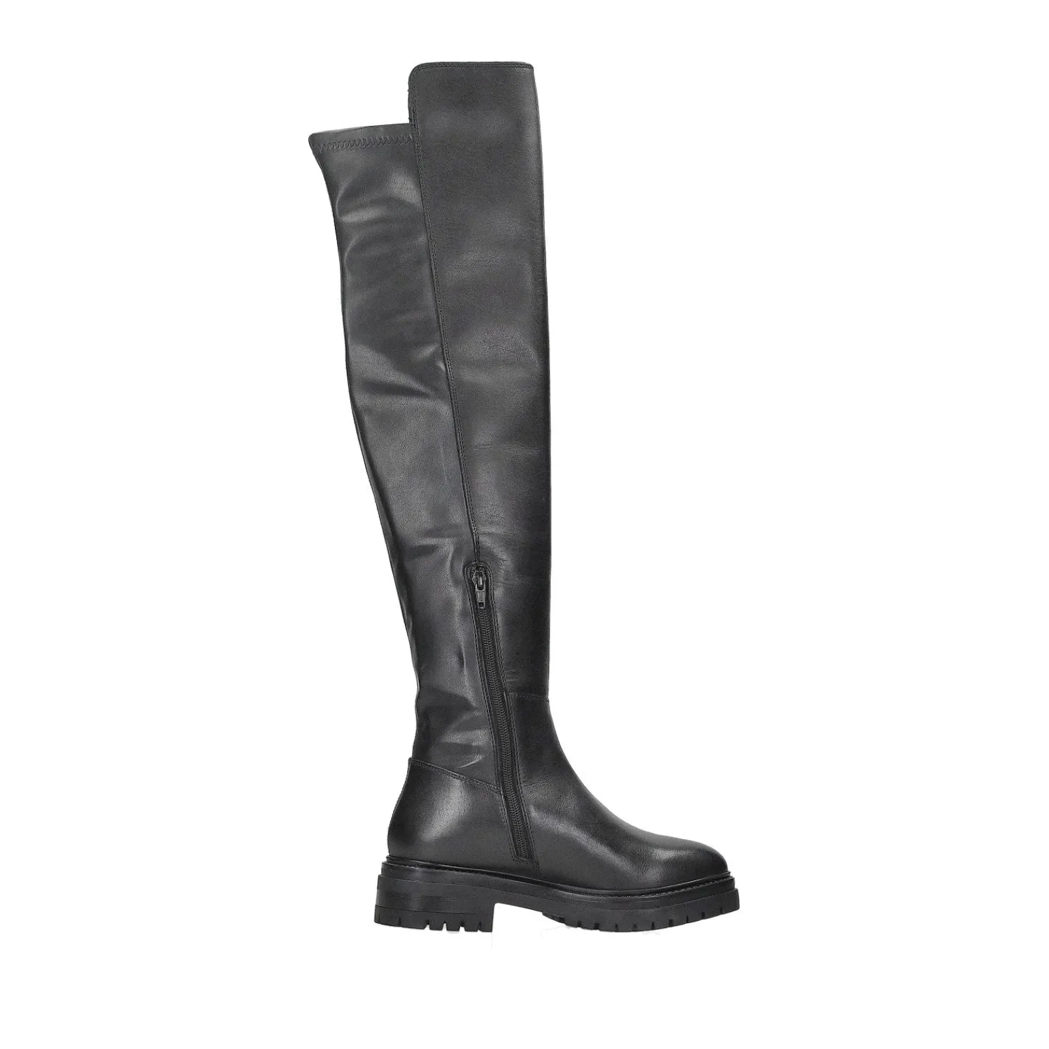 Stivali Bassi>Tata Italia Stivali cuissardes svasati. Tacco alto 3cm Nero