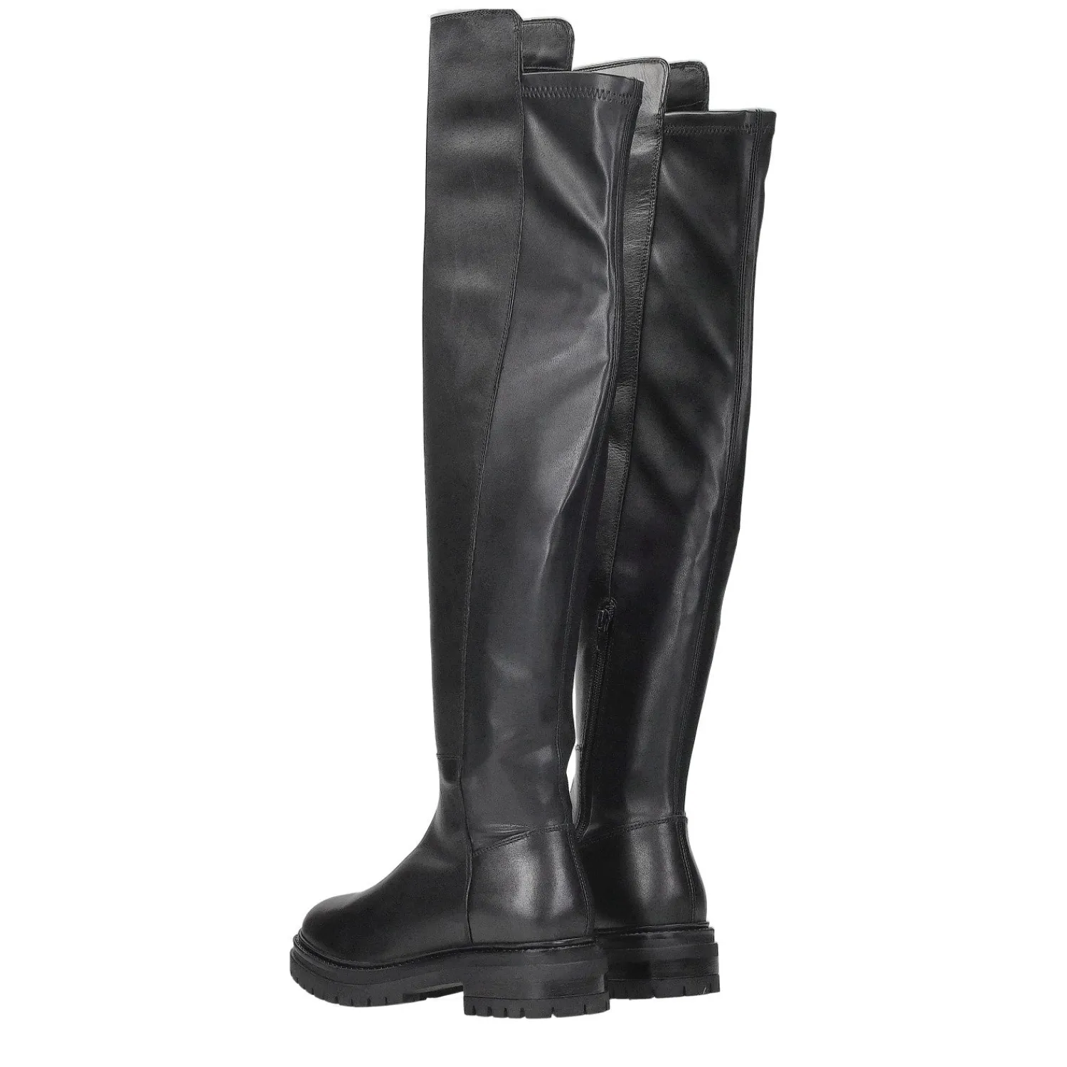 Stivali Bassi>Tata Italia Stivali cuissardes svasati. Tacco alto 3cm Nero