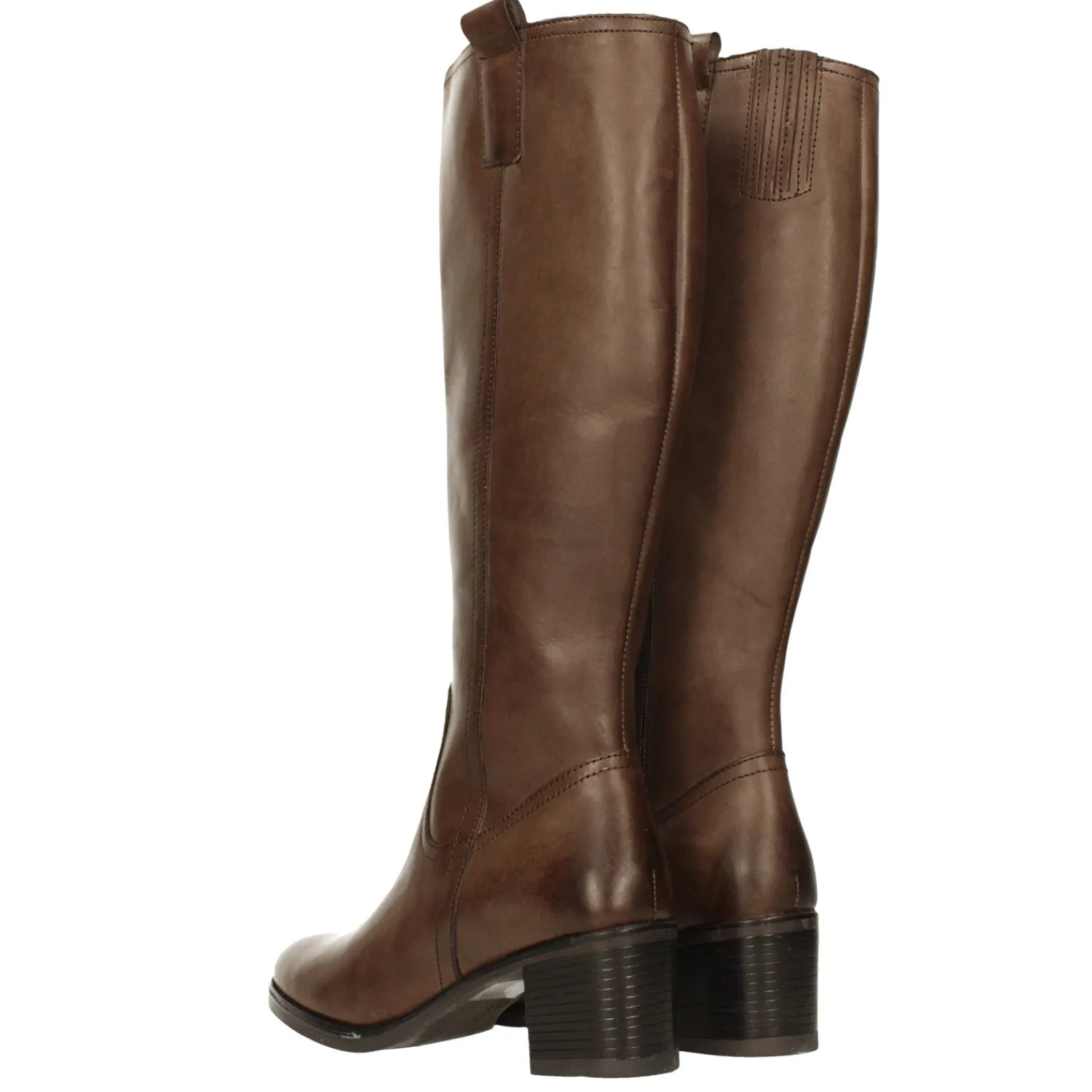 Stivali Con Tacco|Stivali Bassi>Tata Italia Stivali in Vera Pelle con tacco largo. Alto 6 cm