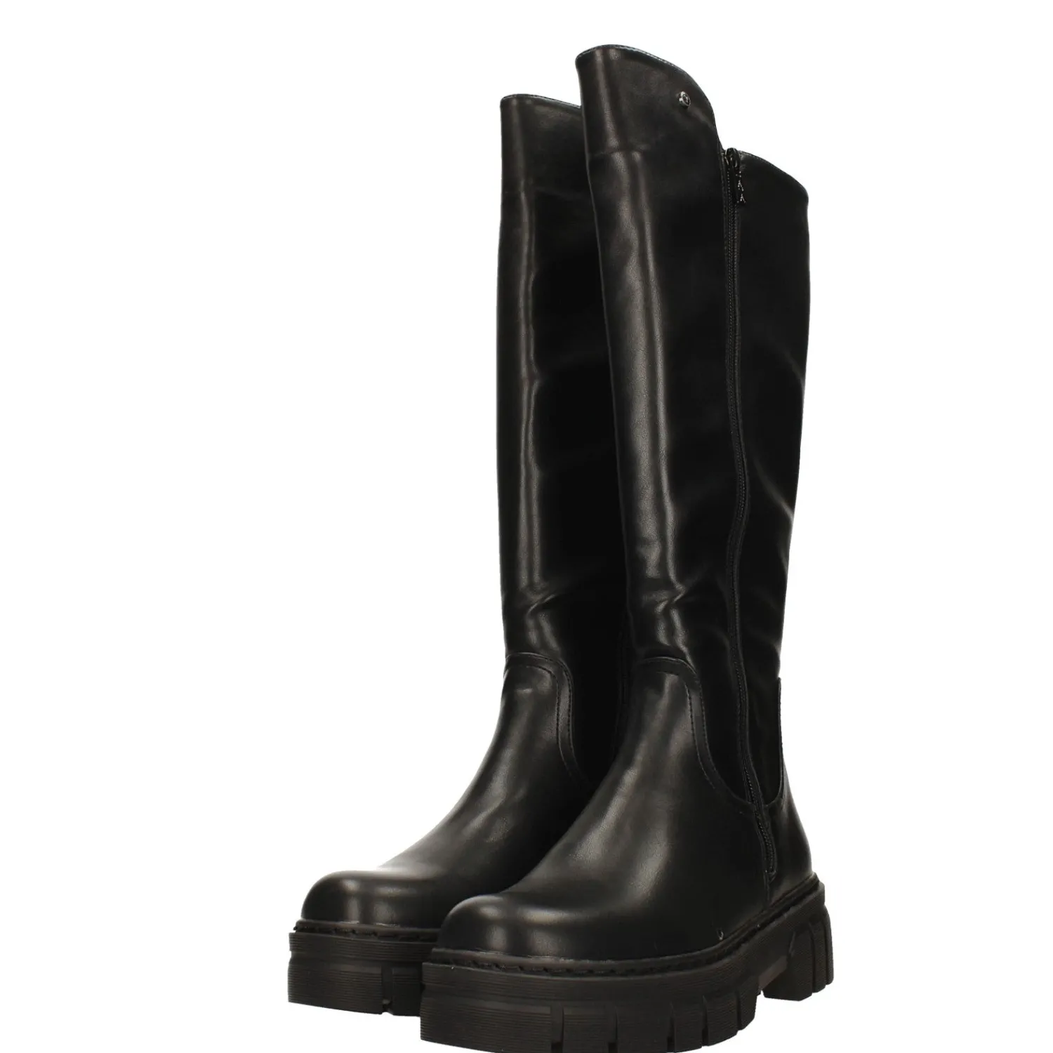 Stivali Bassi>Tata Italia Stivali platform con suola in gomma. Tacco alto 5cm Nero